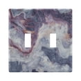 thumbnail image 1 of Dailycode Light Switch Plate Covers 2 Gang Wall Plate Plastics Outlet Covers for Kitchen Home Office Decor Planetary Surface, 1 of 8