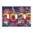 thumbnail image 1 of Dailycode Light Switch Plate Covers 3 Gang Wall Plate Plastics Outlet Covers for Kitchen Home Office Decor Dwarfs Celebrate 2025 New Year, 1 of 8
