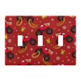 thumbnail image 1 of Dailycode Light Switch Plate Covers 3 Gang Wall Plate Plastics Outlet Covers for Kitchen Home Office Decor Truck Bell Snowflake, 1 of 8