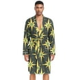 thumbnail image 1 of Dailycode Men Robe Lightweight Soft Bathrobes Kimono Nightgown Flashing Stars, 1 of 6