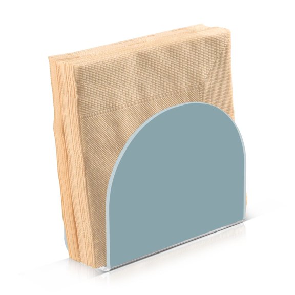 Dailycode Napkin Holder for Table Acrylic Kitchen Paper Tissue Dispenser, Ice Blue