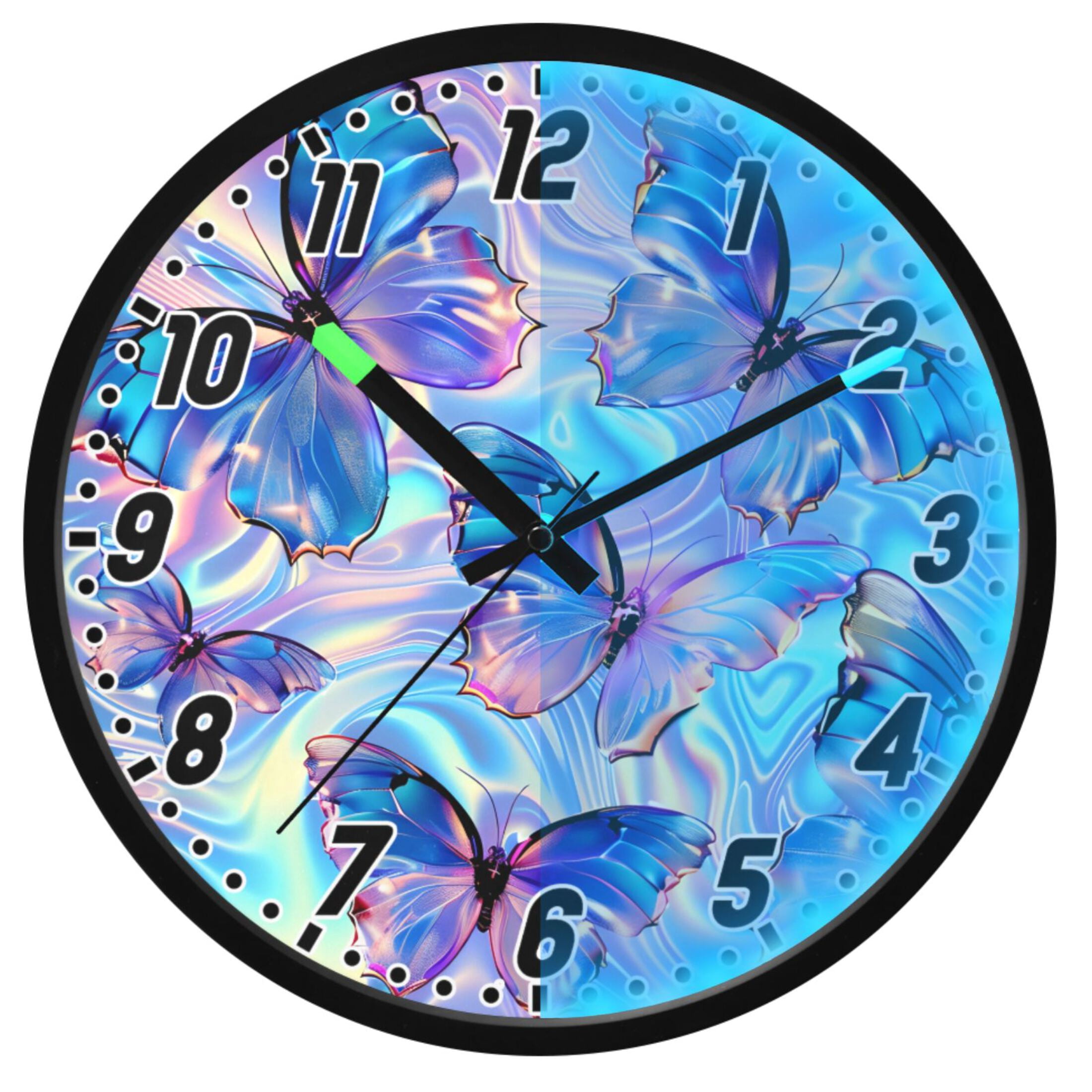 Dailycode Night Light Wall Clock Glow in The Dark 12 inch Battery ...