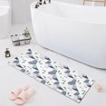 thumbnail image 1 of Dailycode Pigeon and Leaf Bathroom Rugs Non Slip Absorbent Soft Plush Quick Dry Bath Mat, 39"x20", 1 of 8