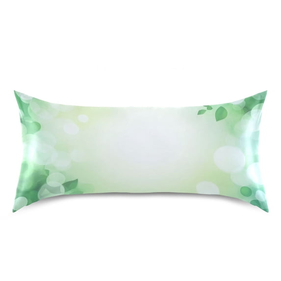 Dailycode Satin Pillow Case King Silk Pillow Cover for Hair and Skin Envelope Closure Elegant Spring Atmosphere 20"x40"