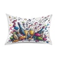 thumbnail image 1 of Dailycode Satin Pillow Case Queen Silk Pillow Cover for Hair and Skin Envelope Closure New Year Party 20"x30", 1 of 9