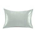 thumbnail image 1 of Dailycode Satin Pillow Case Queen Silk Pillow Cover for Hair and Skin Envelope Closure Pale Green 20"x30", 1 of 9