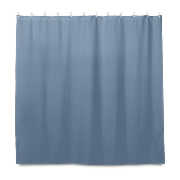 Dailycode Shower Curtain Liners 72x72in Water Resistant Machine Washable Rustproof Grommets Fabric Bath Curtain, Blue