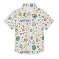 Dailycode Small Short Sleeve Button Down Shirts Earth Day Leaf Casual ...