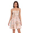 thumbnail image 1 of Dailycode Summer Dresses for Women Strapless Casual Beach Cover Ups Cute Teddy Bear in Pot Tube Top Sundress, 1 of 8