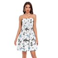 thumbnail image 1 of Dailycode Summer Dresses for Women Strapless Casual Beach Cover Ups Shark Starfish Boat Tube Top Sundress, 1 of 8