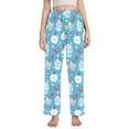 thumbnail image 1 of Dailycode Women's Pajama Pants Wide Leg Lounge Pj Bottoms With Pockets Cute Desserts, 1 of 7