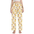 thumbnail image 1 of Dailycode Women's Pajama Pants Wide Leg Lounge Pj Bottoms With Pockets Cute Ducks with Hat, 1 of 7
