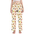 thumbnail image 1 of Dailycode Women's Pajama Pants Wide Leg Lounge Pj Bottoms With Pockets Cute Hand Paint Birds, 1 of 7