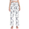 thumbnail image 1 of Dailycode Women's Pajama Pants Wide Leg Lounge Pj Bottoms With Pockets Cute Koalas with Leaf, 1 of 7