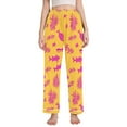 thumbnail image 1 of Dailycode Women's Pajama Pants Wide Leg Lounge Pj Bottoms With Pockets Fish Sunglasses Leaf Surfboard, 1 of 7
