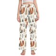thumbnail image 1 of Dailycode Women's Pajama Pants Wide Leg Lounge Pj Bottoms With Pockets Foxes Trees Leaves, 1 of 7