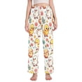 thumbnail image 1 of Dailycode Women's Pajama Pants Wide Leg Lounge Pj Bottoms With Pockets Little Cute Duck, 1 of 7