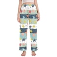 thumbnail image 1 of Dailycode Women's Pajama Pants Wide Leg Lounge Pj Bottoms With Pockets Starfish Star, 1 of 7