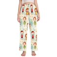 thumbnail image 1 of Dailycode Women's Pajama Pants Wide Leg Lounge Pj Bottoms With Pockets Sun and Kids, 1 of 7
