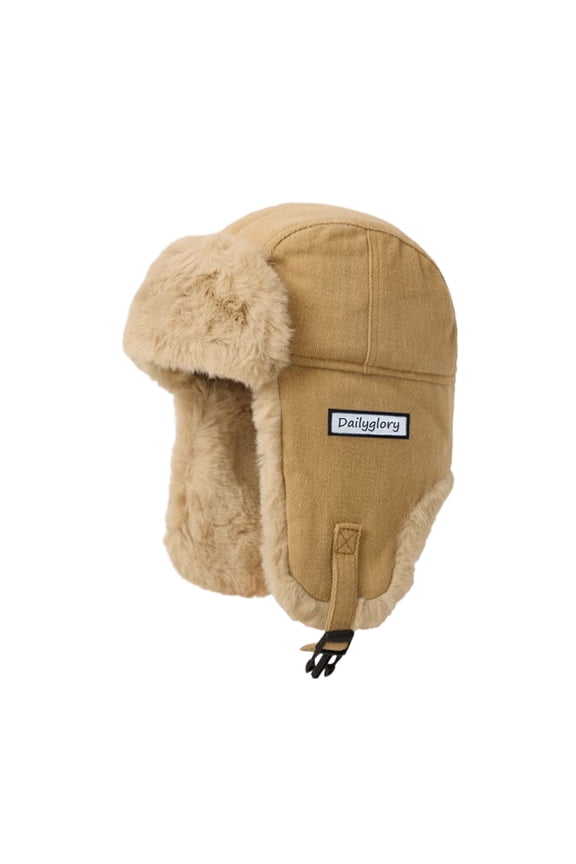 Fur hats, Trapper Hat Warm Windproof Winter Trooper Hats with Earflaps Faux Fur Hat for Women Men