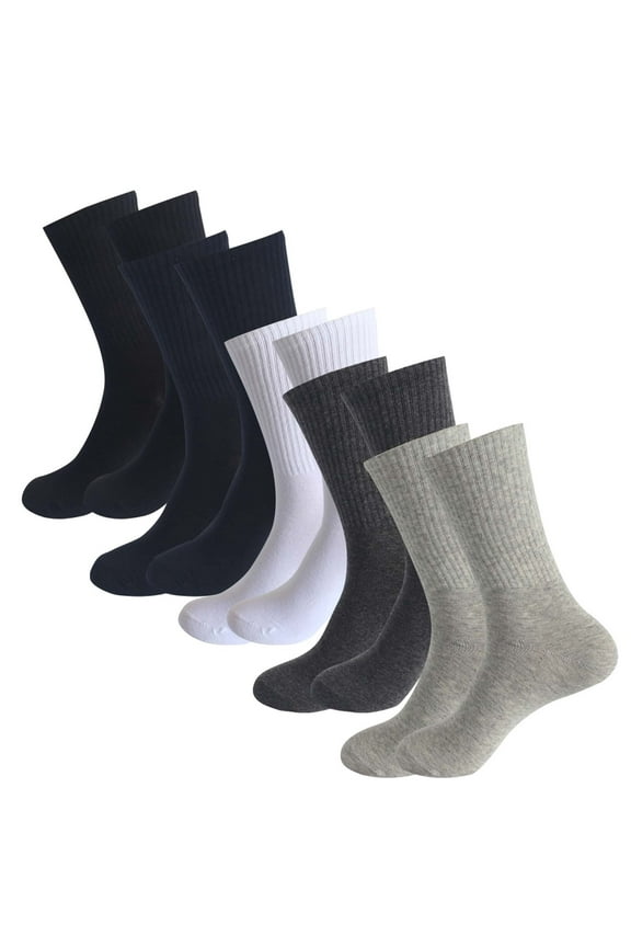 5-Pack Men's Sports Socks, Moisture-Wicking, Medium Thickness, Suitable for Sports, Running, Travel And Other Occasions, Under $10, Camouflage One Size