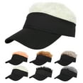 thumbnail image 1 of Dailypoc Adjustable Visor with Wig - Fashionable Unisex Baseball Hat, Hair Visor for Men Women, Stylish Outdoor Sun Protection, Perfect for Daily Wear, Comfortable Adjustable Fit,Grey,One Size, 1 of 5