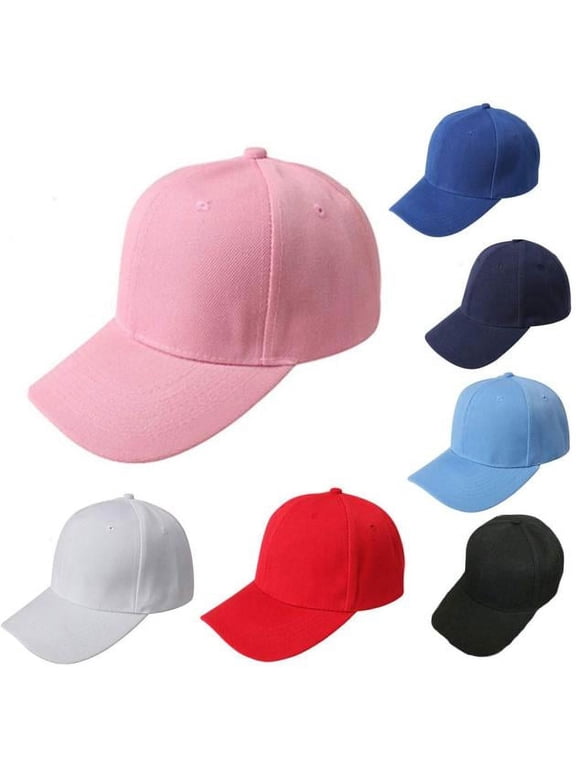 Blank Solid Color Baseball Cap - Adjustable Black Hat, Versatile for Men Women, Sun Protection for Outdoor Activities, Daily Wear , Comfortable Casual Style,Pink,One Size