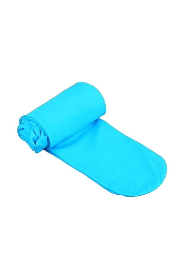 Candy Colors Opaque Footed Socks Tights, Slim Pantyhose for Women, Comfortable and Stylish Stockings for Daily Wear,Sky Blue,One Size