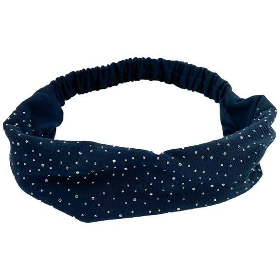 Dailypoc Trending Wide Headbands for Women, Non-Slip Workout Yoga Running Sports Headbands, Boho Hair Bands for Secure and Comfortable Wear,Blue,One Size