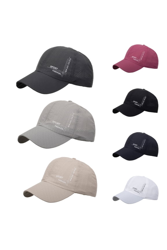 Unisex Fashion Sport Baseball Cap - Breathable for Mountain Climbing Beach Activities, Adjustable Fit for Women Men, Ideal for Sports & Casual Outfits,Hot Pink,One Size