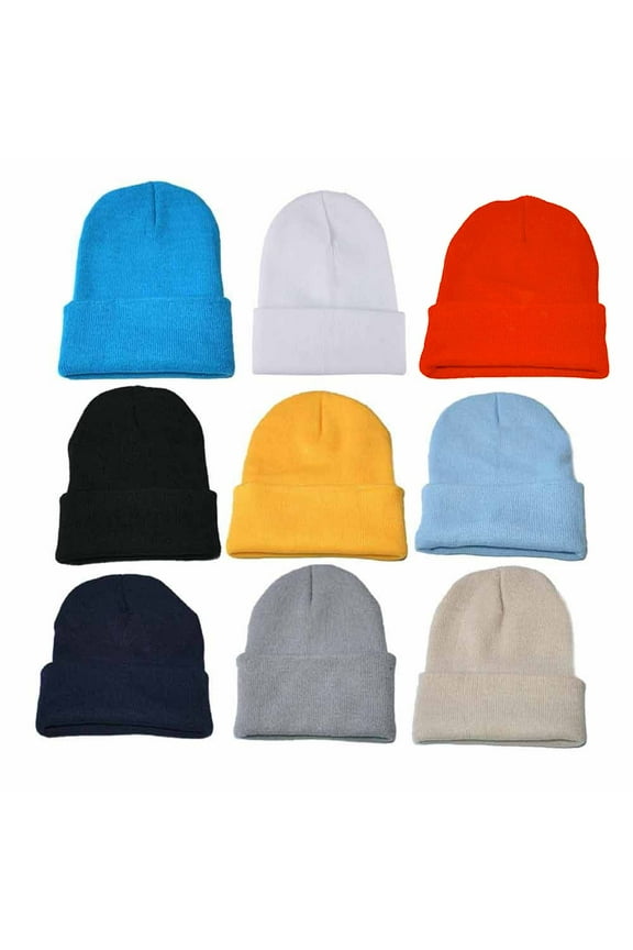 Unisex Slouchy Knit Beanie - Hip Hop Style Warm Winter Ski Hat, Loose Fit for Comfort, Popular for Cold Days & Ski Trips, Soft & Windproof,Red,One Size