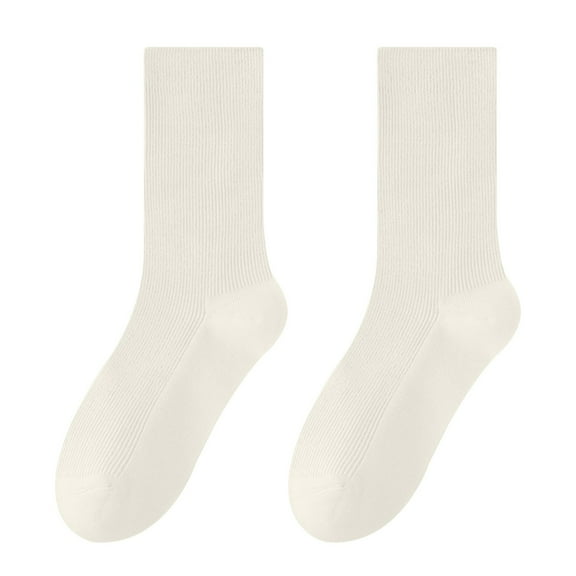 Dailypoc Winter Socks for Women - Warm Comfortable Footwear,Beige,One Size
