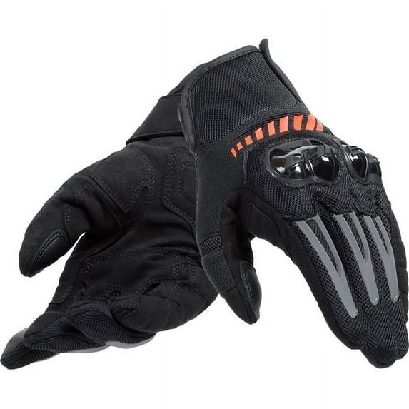 Dainese Mig 3 Air Tex Black Red Gloves size Large