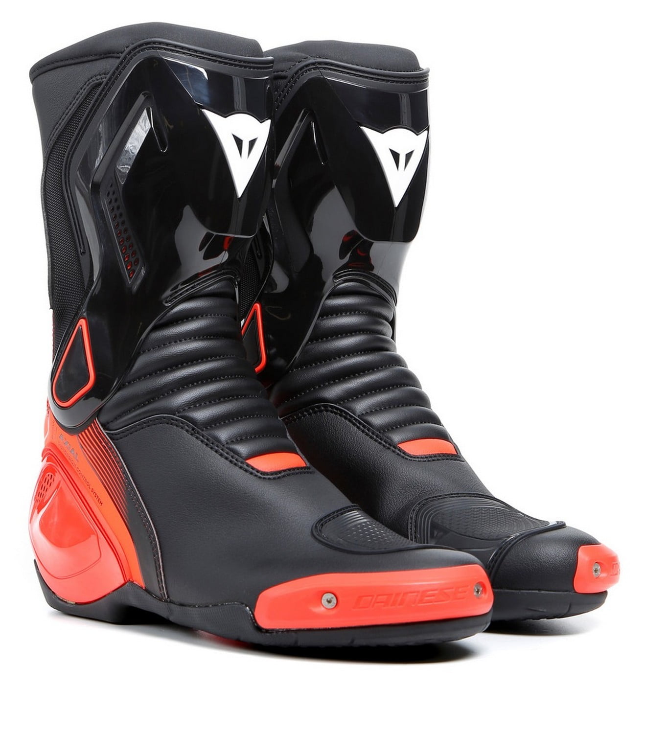 Dainese Nexus 2 Mens Motorcycle Boots Black/Fluo Red 46 EUR