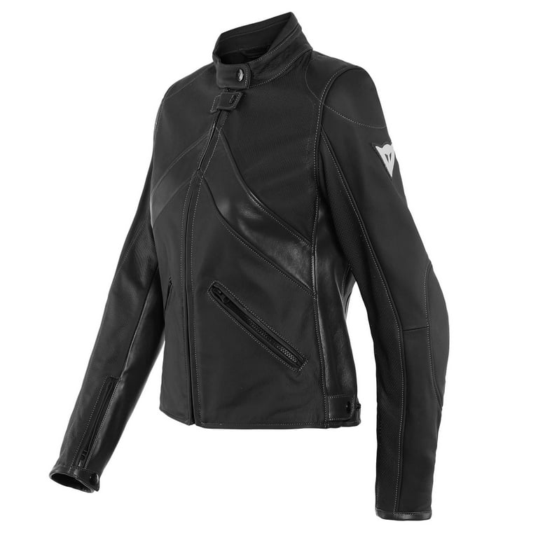 Dainese Santa Monica Womens Perforated Leather Motorcycle Jacket ...