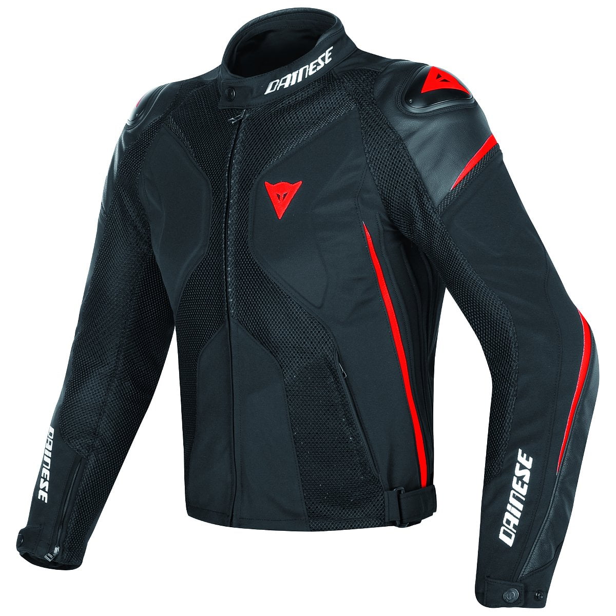 Dainese Super Rider D-Dry Jacket Black/Fluo Red 46 Euro/36 USA 