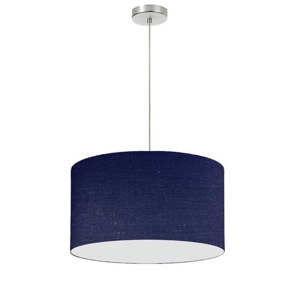 Dainolite 1 Light, 19" Diameter Pendant - Navy Blue
