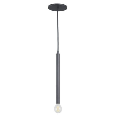Dainolite 1 Light Incandescent Pendant Matte Black