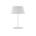 thumbnail image 1 of Dainolite 1 Light Incandescent Round Base Table Lamp Matte Black with White Shade, 1 of 3