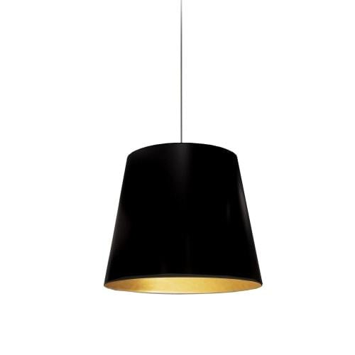 Dainolite 1 Light Oversized Drum Pendant Small - Black
