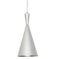 thumbnail image 1 of Dainolite 1 Light Pendant,Aluminum - Matte White, 1 of 5