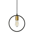 thumbnail image 1 of GMT-111P-MB-VB-Dainolite-Geometric - 13 Inch One Light Pendant     -Traditional Installation, 1 of 4