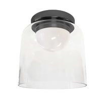 Dainolite 10W Flush Mount, MB, CLR Glass