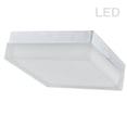 thumbnail image 1 of Dainolite 11" Square Ceiling Flush, 20W, LED, Satin Nickel, 1 of 2