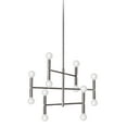 thumbnail image 1 of Dainolite 12 Light Chandelier, Polished Chrome Finish, 1 of 2