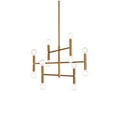 thumbnail image 1 of Dainolite 12 Light Chandelier, Vintage Bronze Finish, 1 of 2