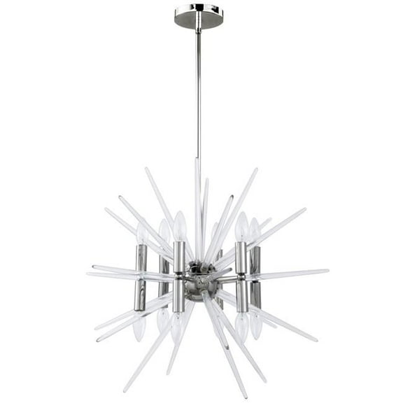 Dainolite  12 Light Incandescent Pendant - Polished Chrome