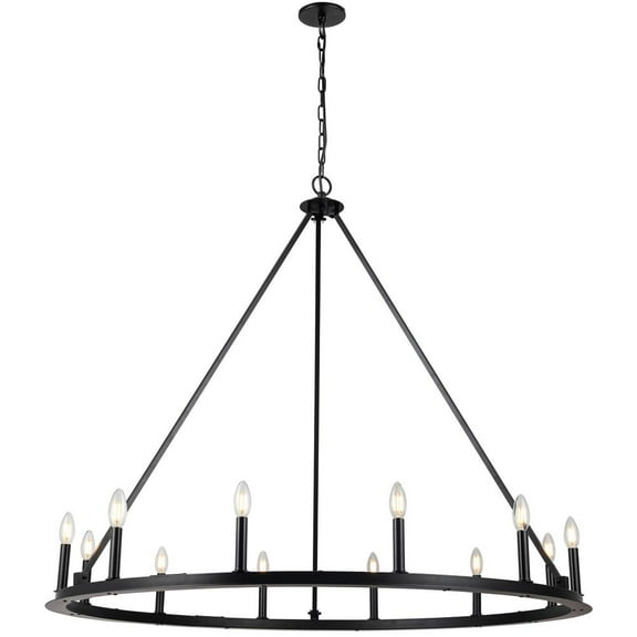 Dainolite 12LT Incandescent Chandelier, MB