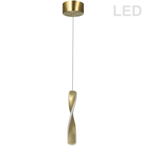 Dainolite 13W Pendant Aged Brass