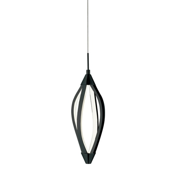 Dainolite 15W Pendant, MB w/ WH Acrylic Diffuser